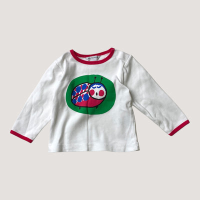 Marimekko tricot shirt, white | 74cm