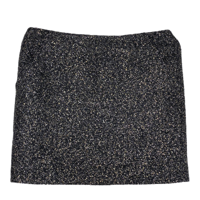 Filippa K wool glitter skirt, black | women S