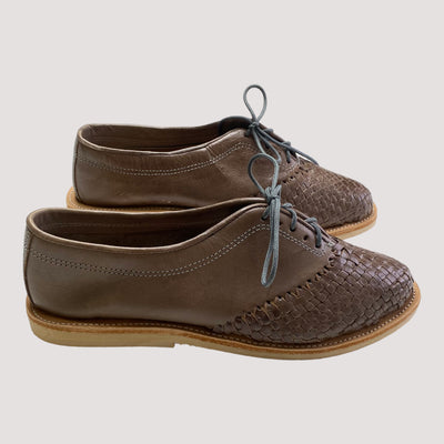 Cano Hidalgo shoes, dark brown / grey | 40