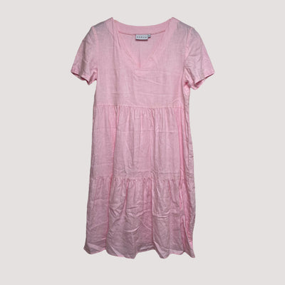Nakoa linen layered dress, pink | woman XS