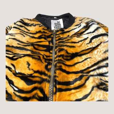 Vimma faux fur bomber jacket, tiger | 140cm