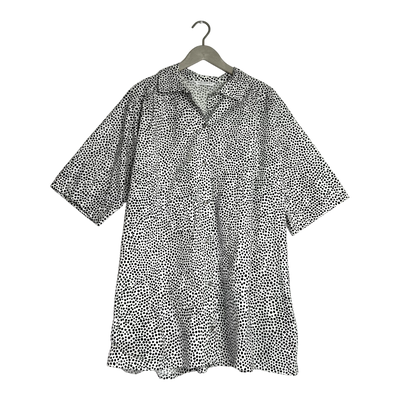 Marimekko button shirt, dots | unisex L