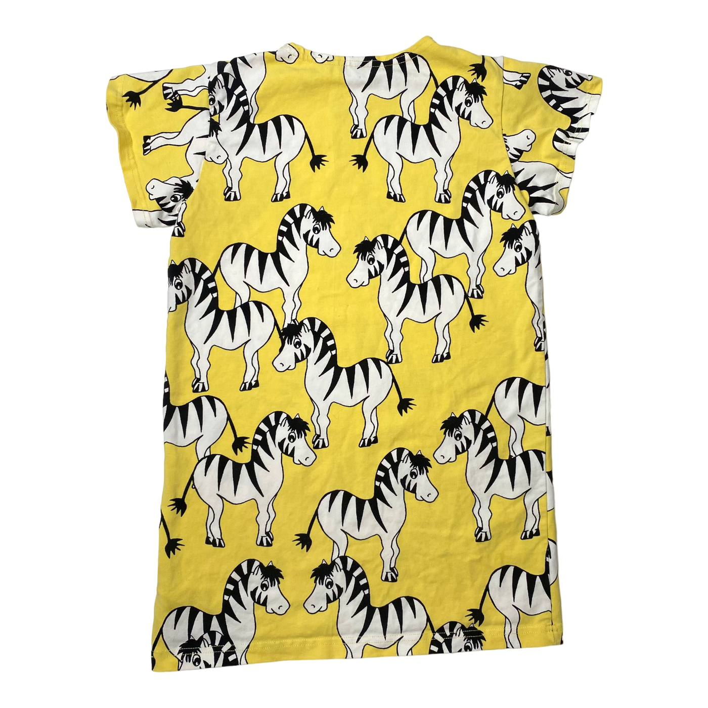 Blaa t-shirt tunic dress, zebra | 122/128cm