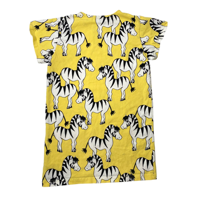 Blaa t-shirt tunic dress, zebra | 122/128cm
