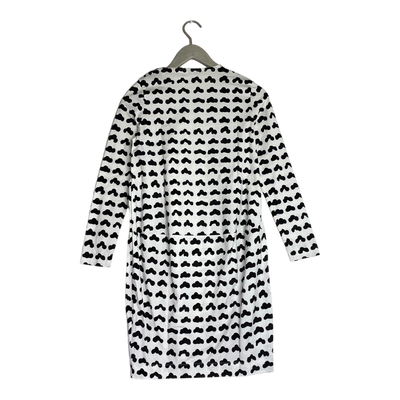 Marimekko pussukka hattara dress, white/black | woman XS