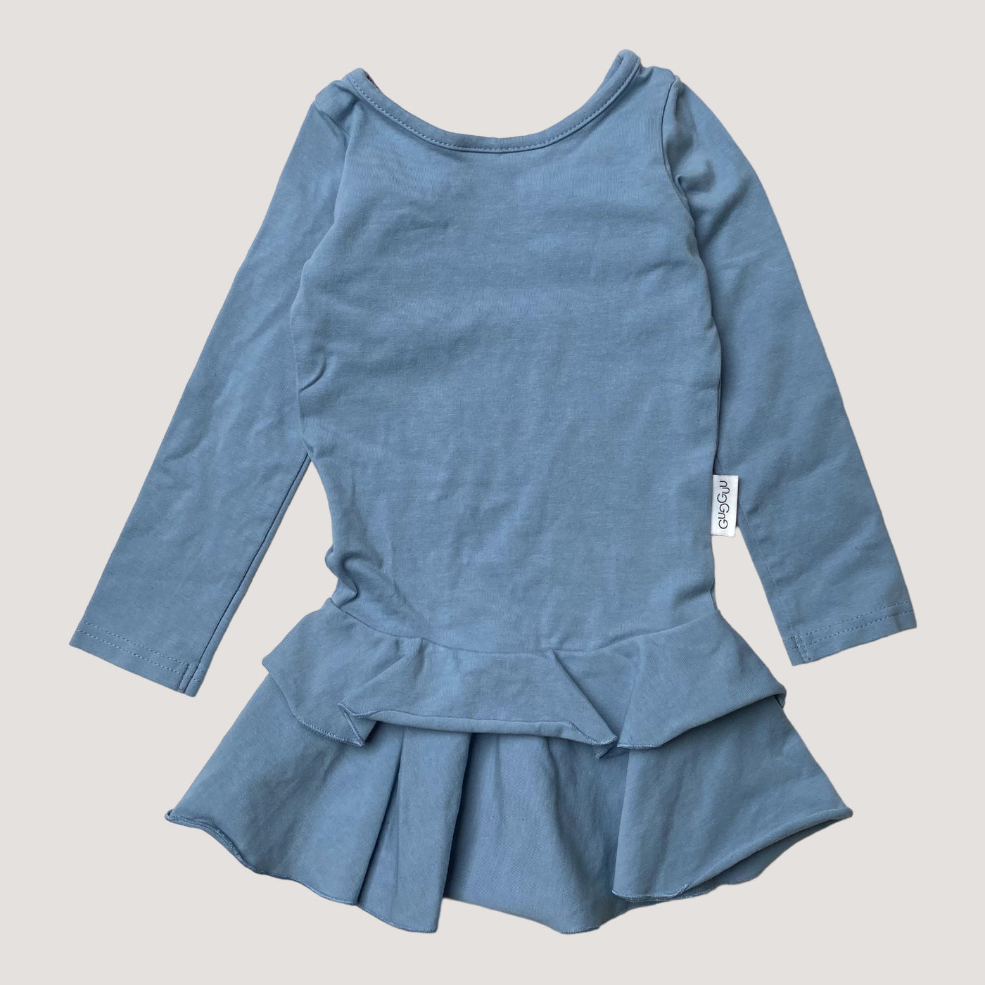 Gugguu frilla dress, baby blue | 74cm