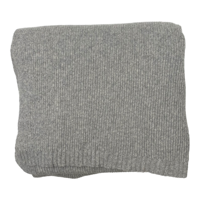 Papu giant wool cashmere scarf, melange grey | woman