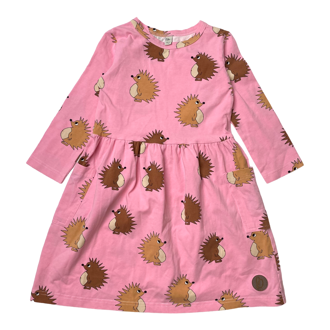 Blaa dress, hedgehog | 98/104cm