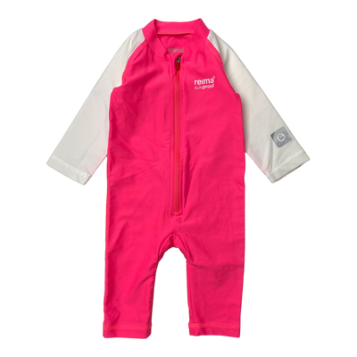 Reima UV swim suit, deep pink/white | 56cm