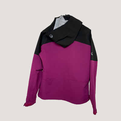 Halti Pallas warm hybrid jacket, black/purple | woman 42