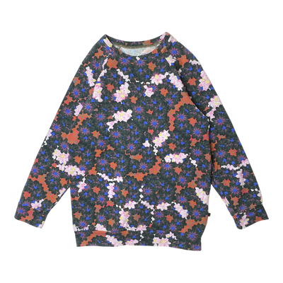 Vimma sweatshirt, flowers | 160cm