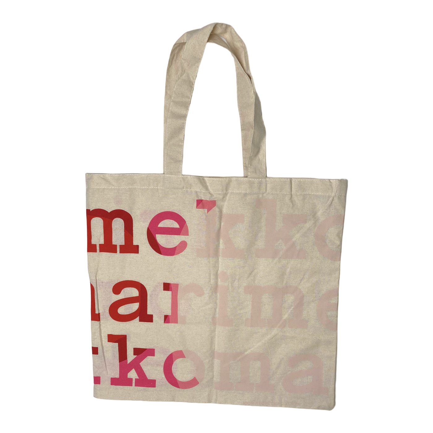 Marimekko canvas logo bag, pink | onesize