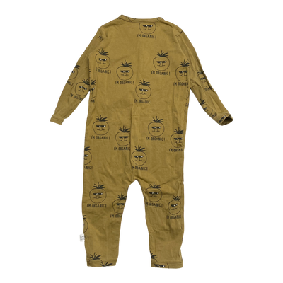 Mainio tricot jumpsuit, golden brown | 86/92cm