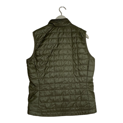 Patagonia nano puff vest, hunter green | man M