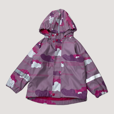 Reima rain coat, plum | 92cm