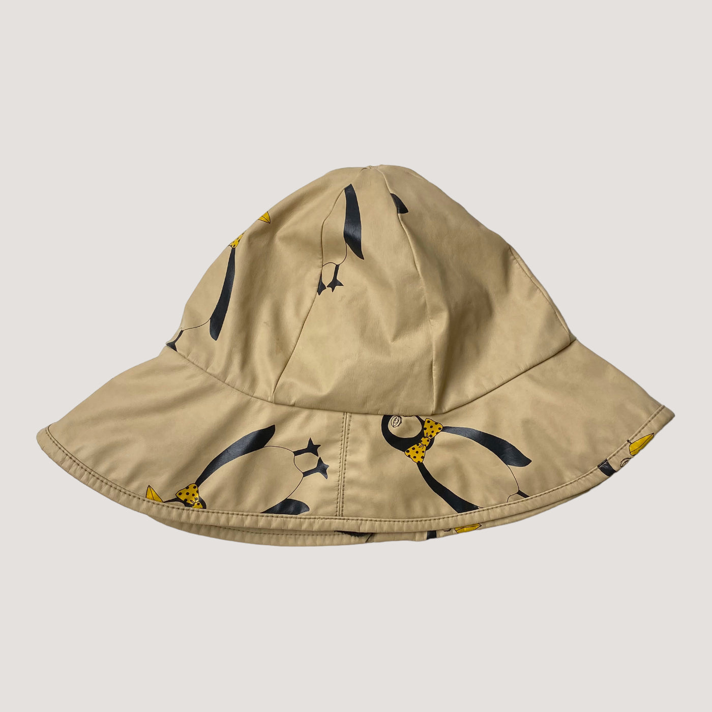 Mini Rodini rain hat, penguin | 52/54cm