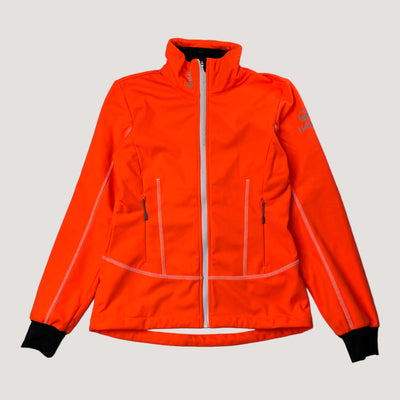 Halti softshell cross country ski jacket, neon orange | woman 34