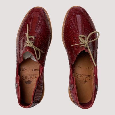 Cano Benito shoes, burgundy red | 37