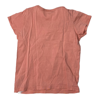 Mini Rodini t-shirt, salmon pink | 92/98cm