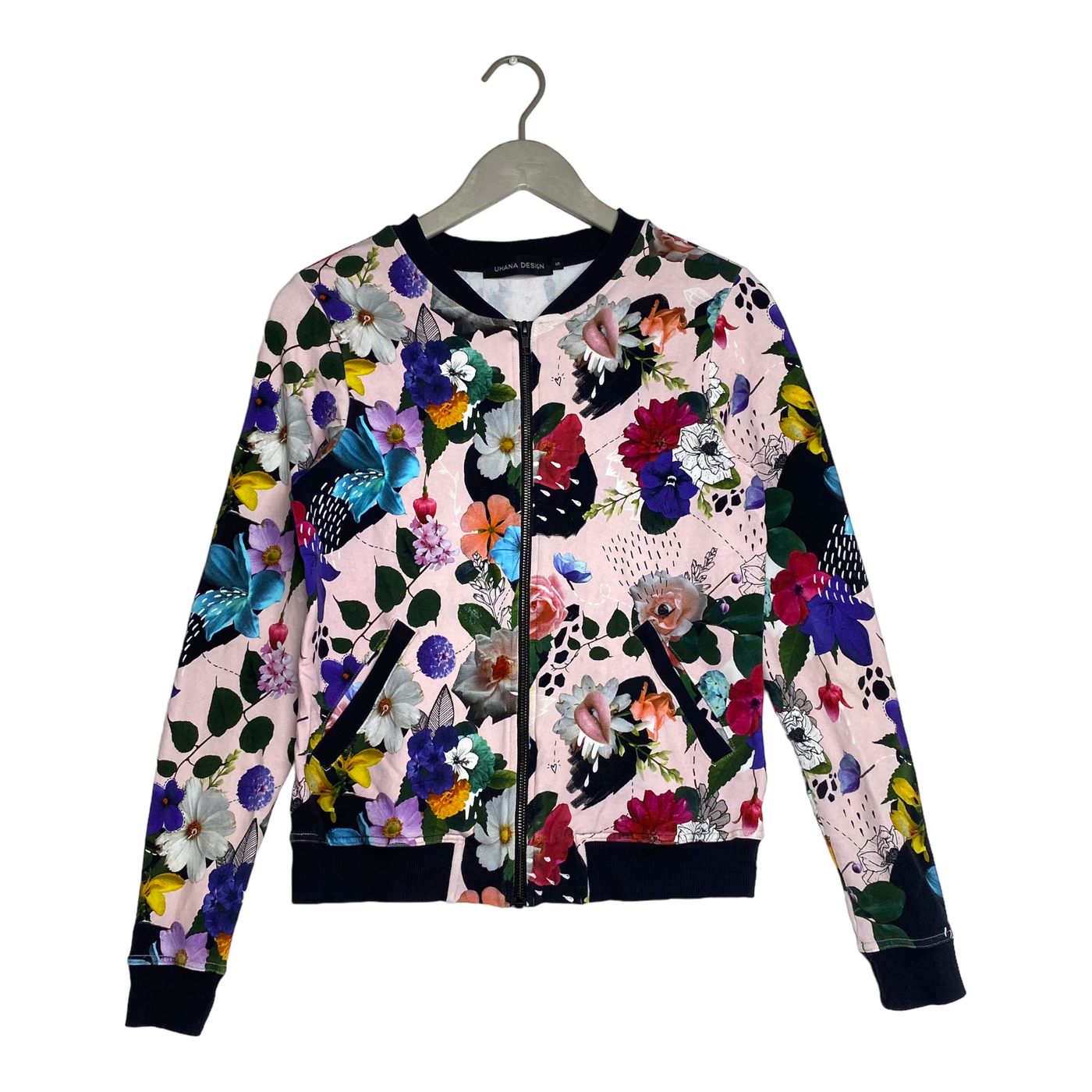 Uhana bomber jacket, flowers | woman S