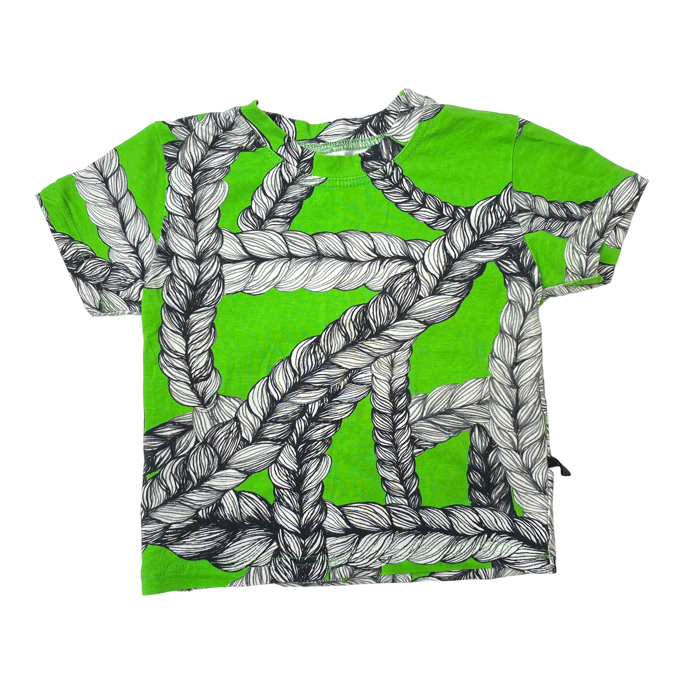 Vimma letti t-shirt, lime green | 80cm