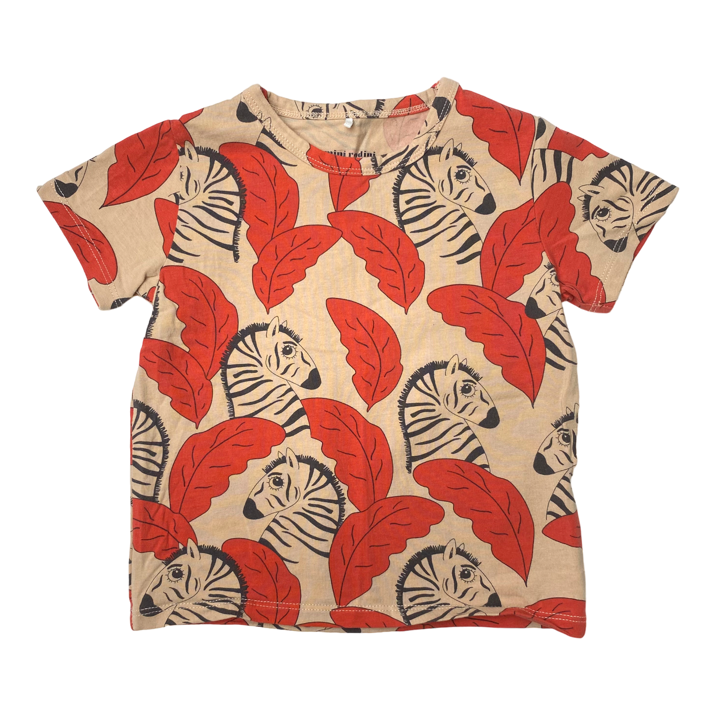 Mini Rodini t-shirt, zebra | 92/98cm