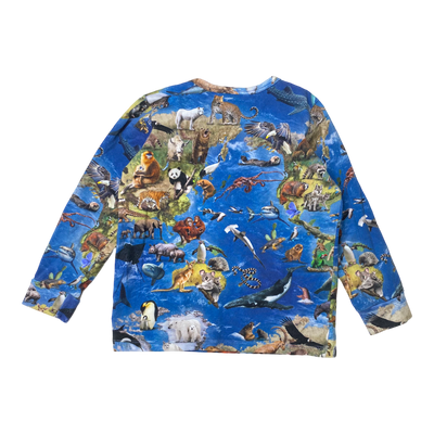Molo shirt, world animals | 98cm