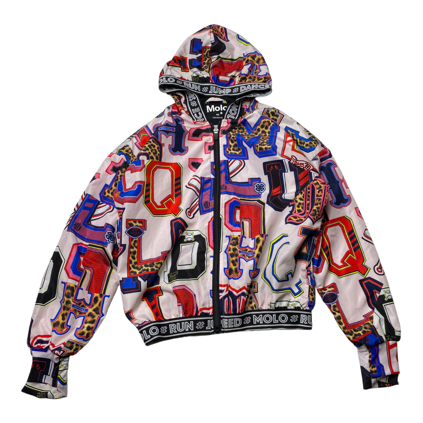 Molo Ophelia sports jacket, typo | 134/140cm