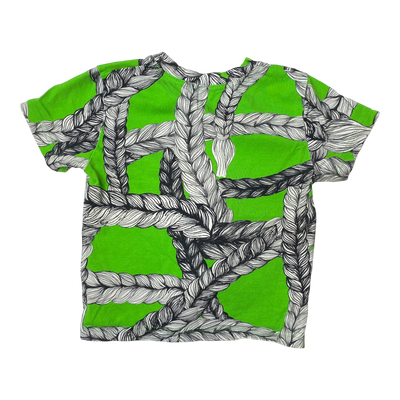Vimma letti t-shirt, lime green | 80cm