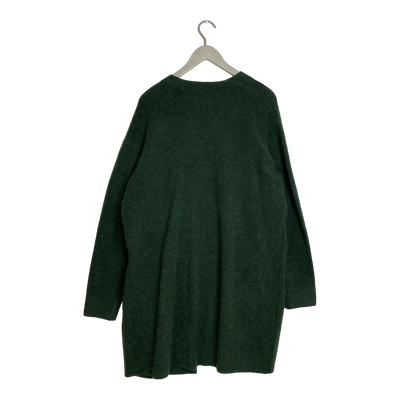 Samsøe Samsøe wool cardigan, duffel bag melange | women XL