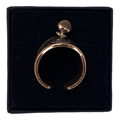 Kalevala Koru heart ring, bronze