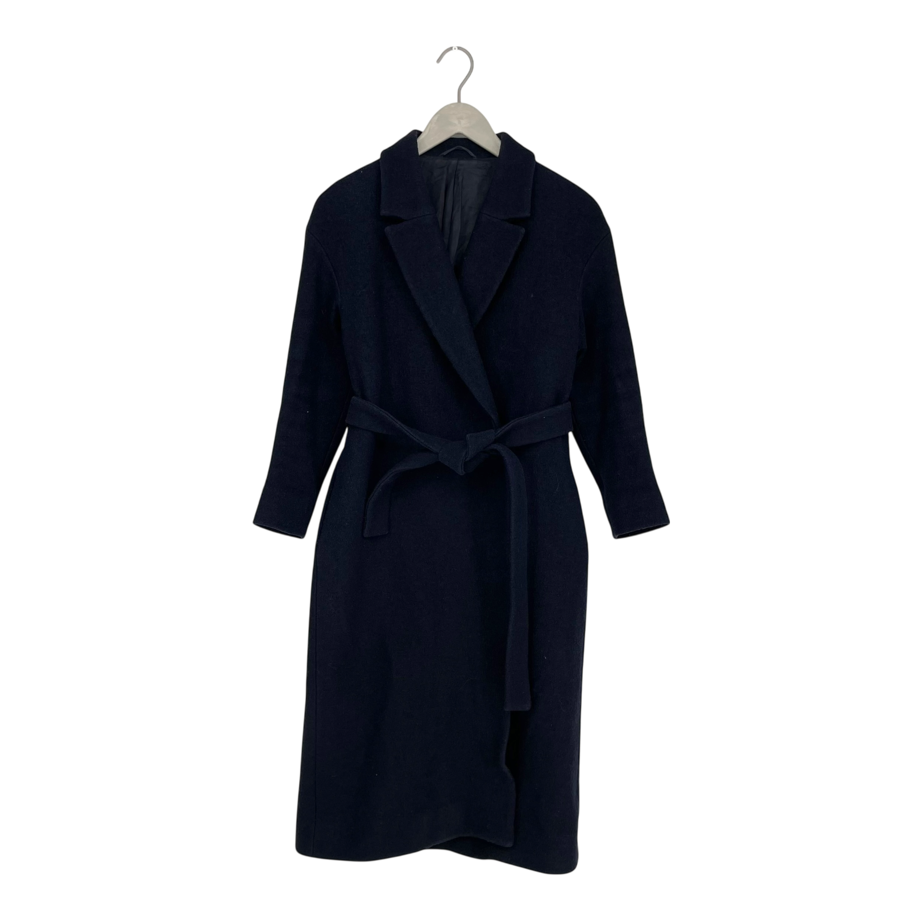 COS wool coat, midnight blue – pre-loved | Ninyes