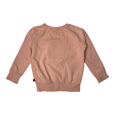 Papu logo sweatshirt, misty pink | 122/128cm