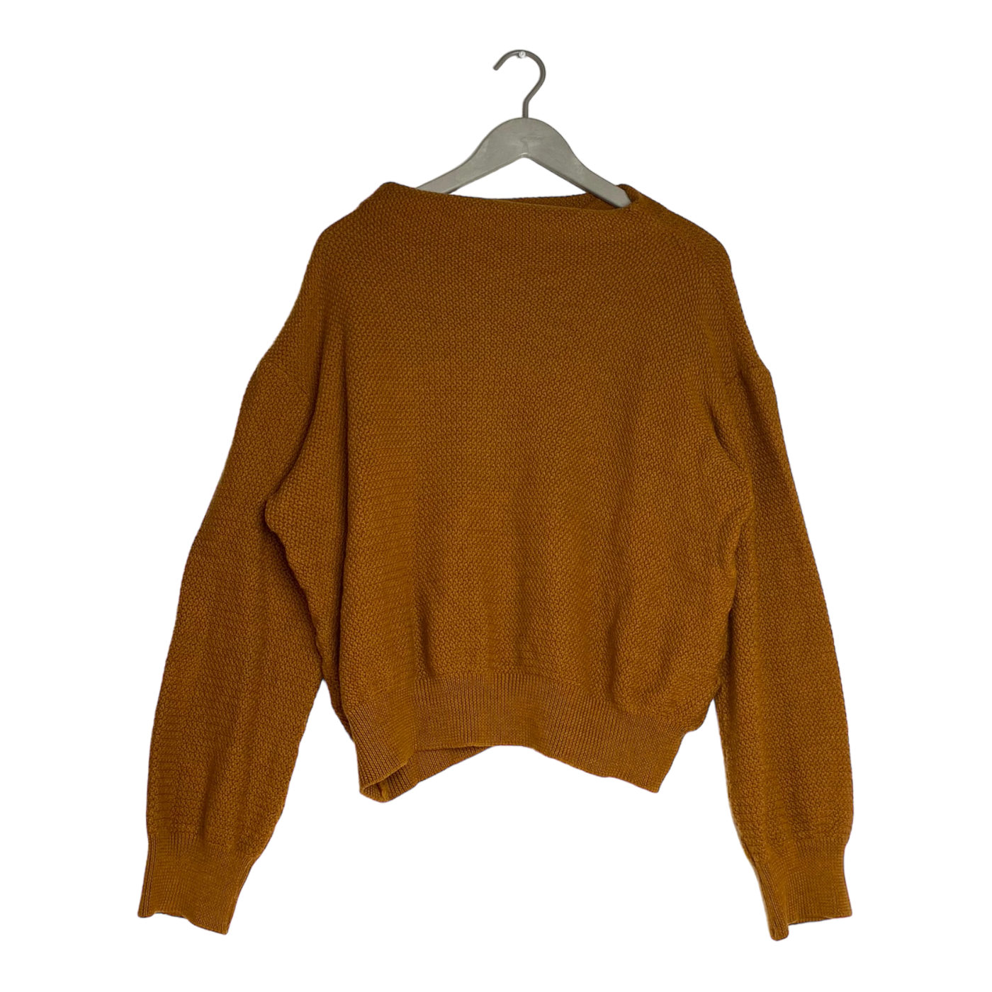 Uhana merino knitted jumper, carrot orange | woman XXL