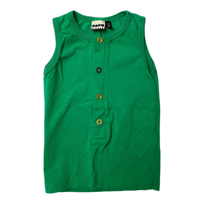 Papu button top, green | 74/80cm