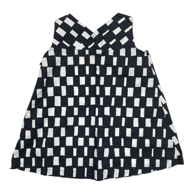 Marimekko dress, black/white | 80/86cm