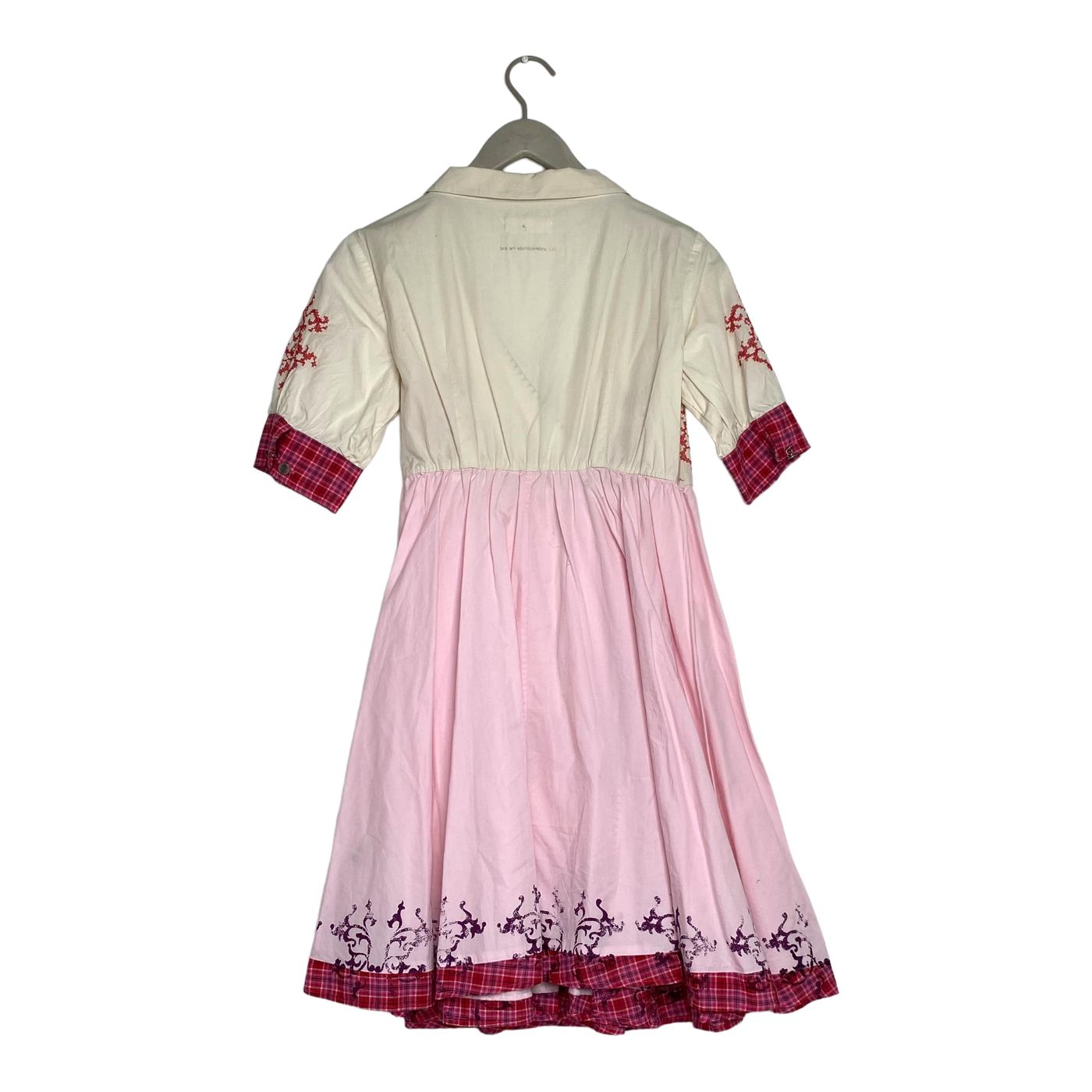 Odd Molly woven dress, pink and ivory | woman M