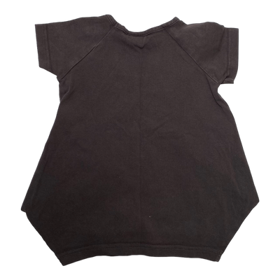 Papu t-shirt kanto dress, brown | 70/80cm