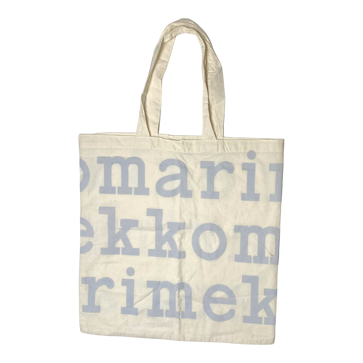 Marimekko canvas logo bag, baby blue | onesize