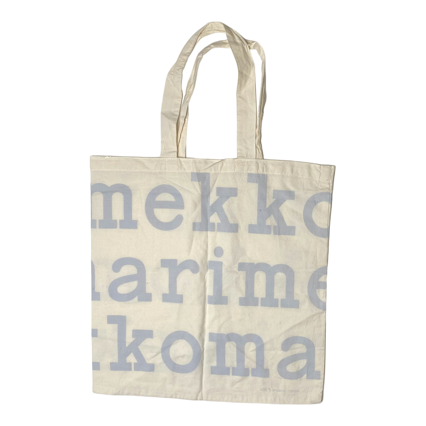 Marimekko canvas logo bag, baby blue | onesize