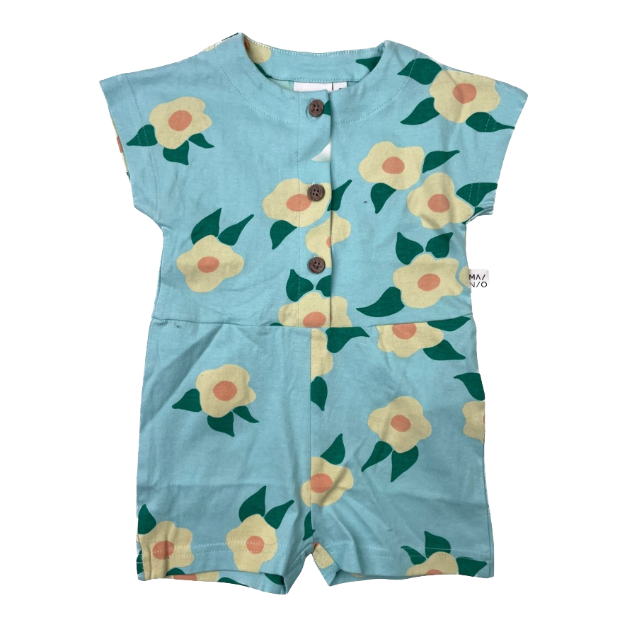 Mainio summer jumpsuit, flowers  | 62/68cm