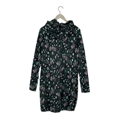 Versonpuoti hooded tricot dress, flowers | woman M