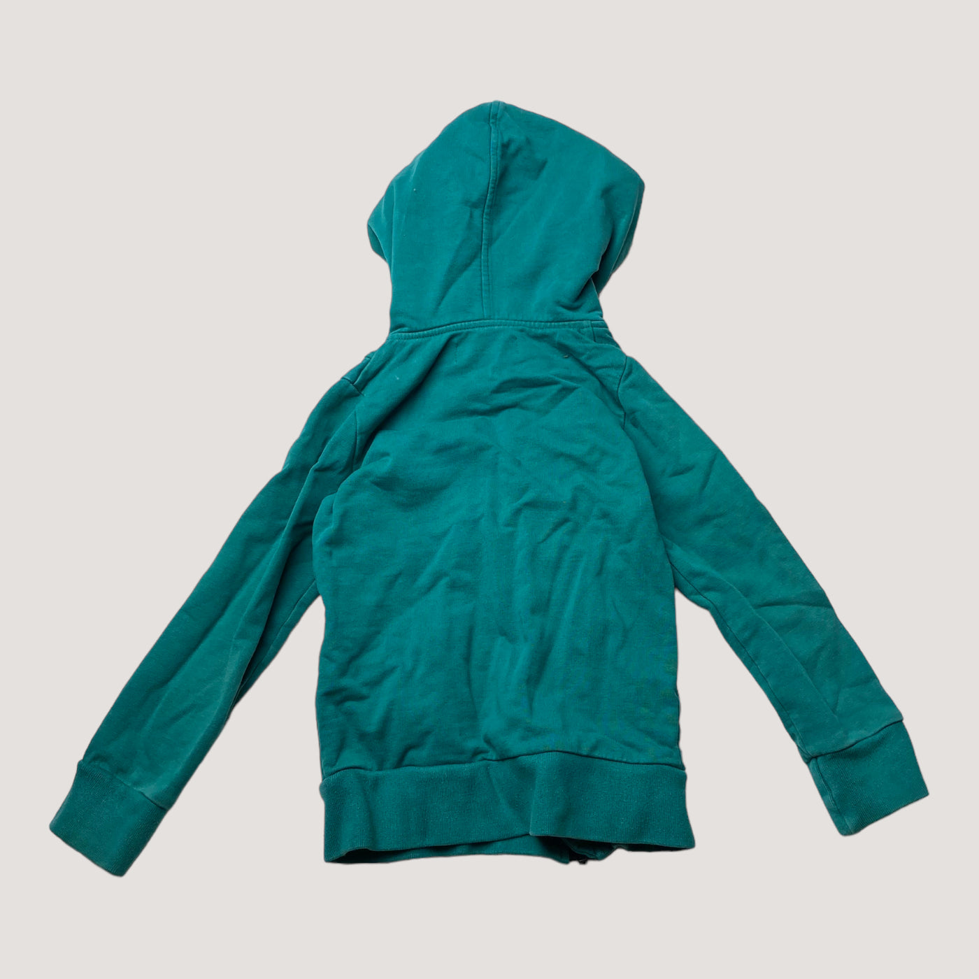 Gugguu zipper hoodie, teal | 116cm