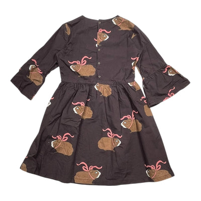 Mini Rodini woven dress, guinea pigs | 128/134cm