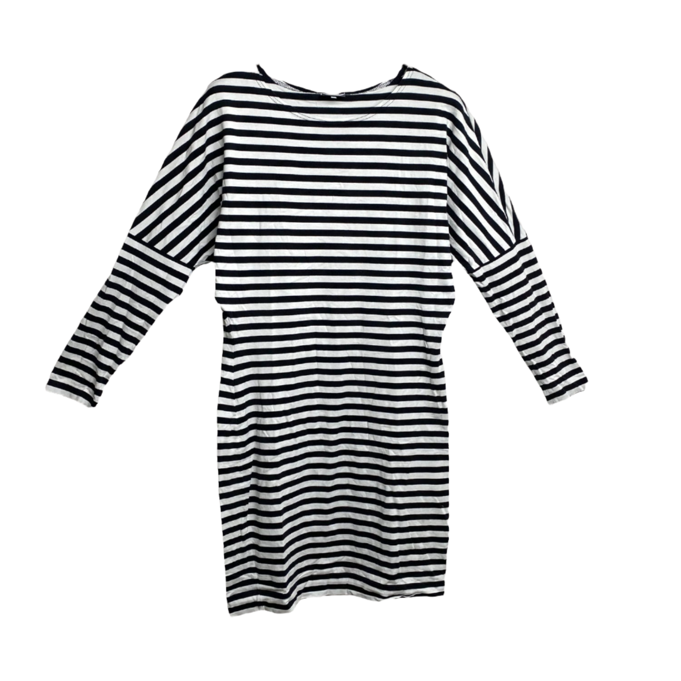 Marimekko stripe dress, black and white | woman M