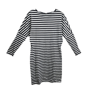 Marimekko stripe dress, black and white | woman M