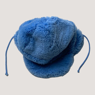 Mini Rodini fluffy hat, deep sky blue | 44/46cm