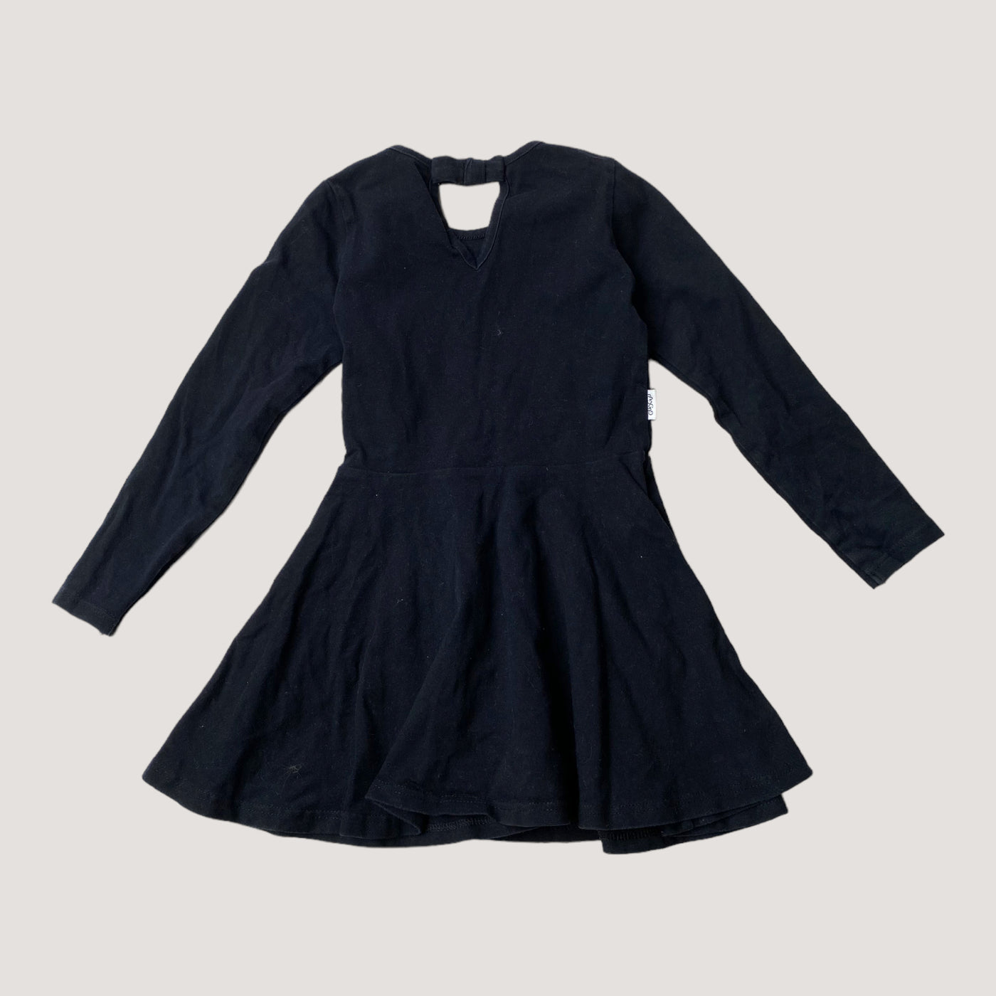 Gugguu frilla dress, black | 92cm