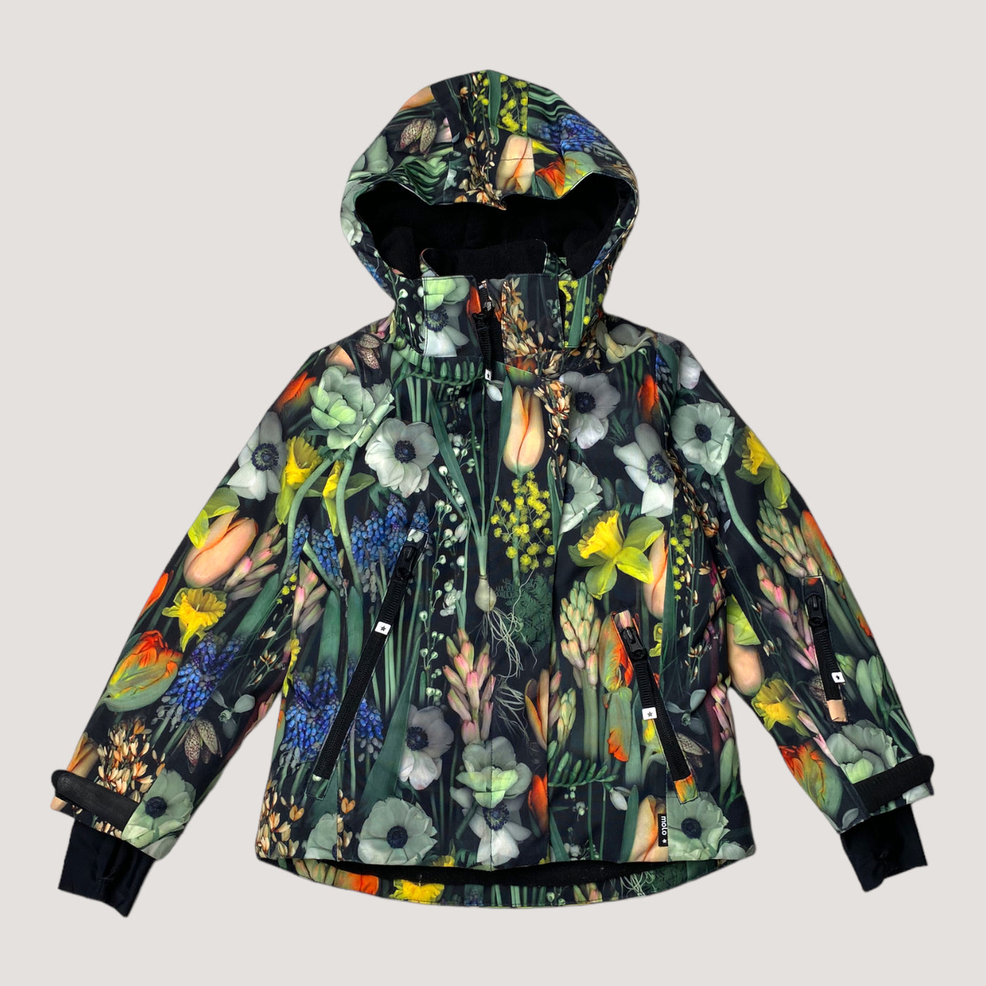 Molo pearson winter jacket, flowers | 110cm