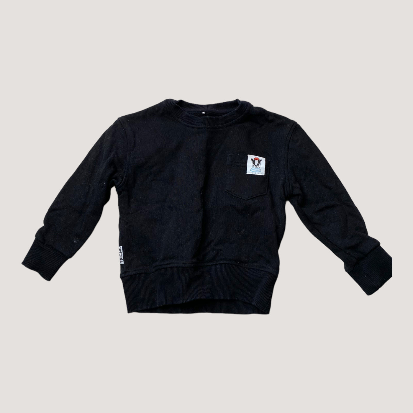 Metsola sweatshirt, black | 74/80cm